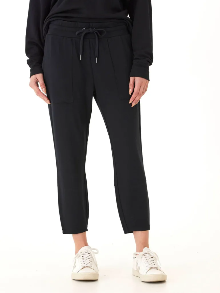 Bex Feather Fleece Panel Crop Jogger 23"