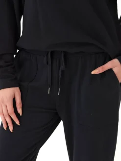 Bex Feather Fleece Panel Crop Jogger 23"