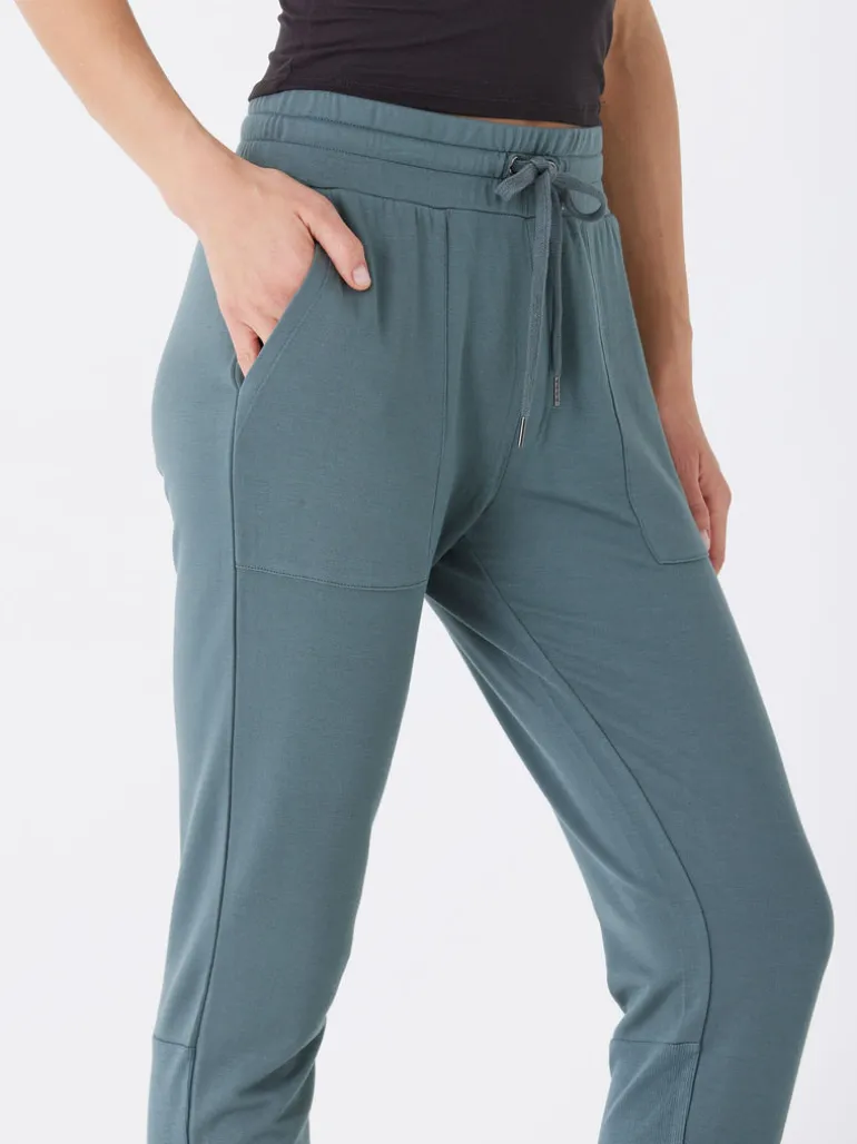 Bex Feather Fleece Panel Jogger 26"