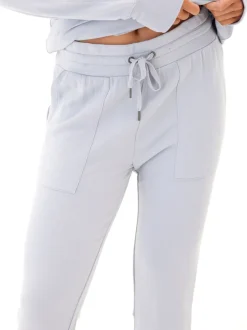 Bex Feather Fleece Panel Crop Jogger 23"