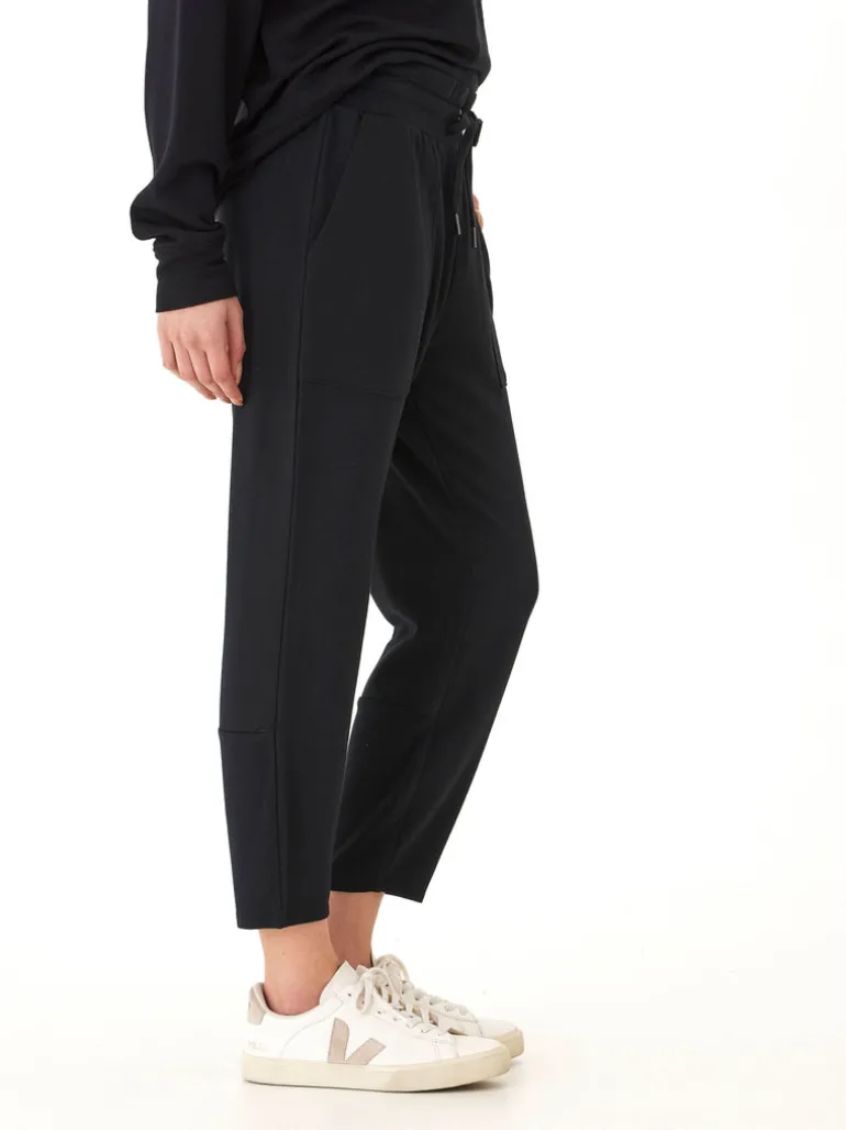 Bex Feather Fleece Panel Crop Jogger 23"