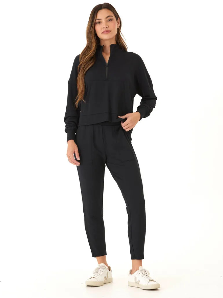 Bex Feather Fleece Panel Jogger 26"