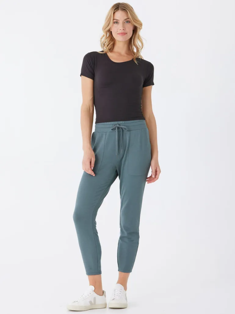 Bex Feather Fleece Panel Jogger 26"