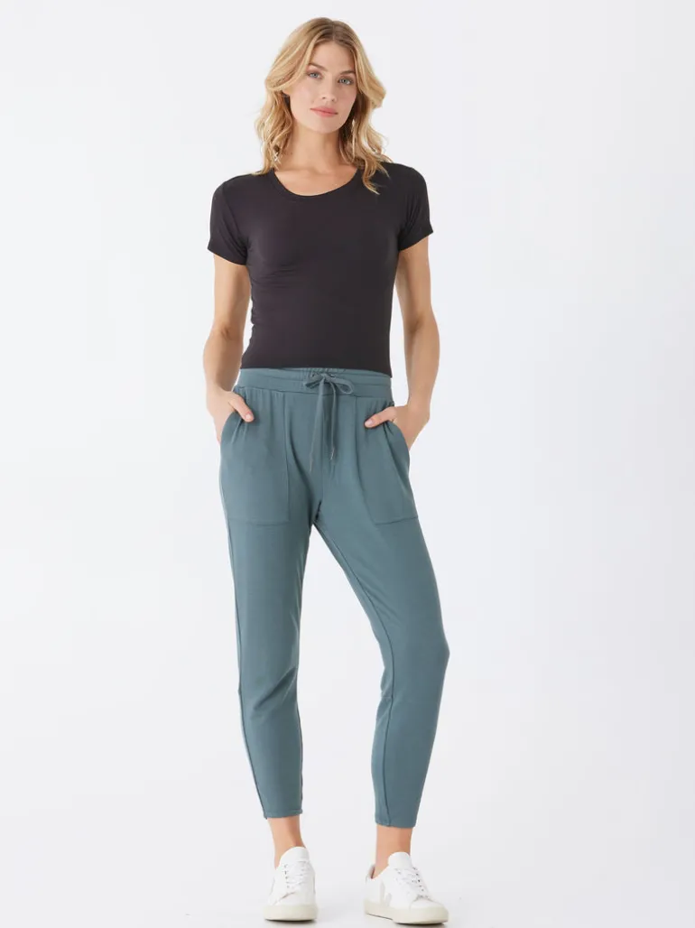 Bex Feather Fleece Panel Jogger 26"