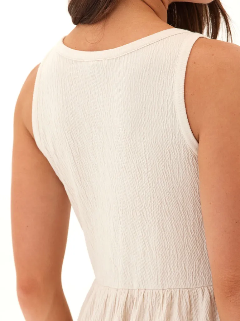 Bridget Smocked Jersey Midi Dress