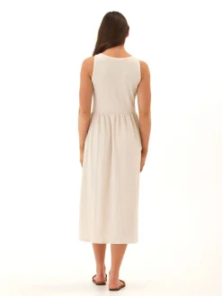 Bridget Smocked Jersey Midi Dress