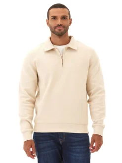 Briggs Knit Jacquard 1/4 Zip Pullover