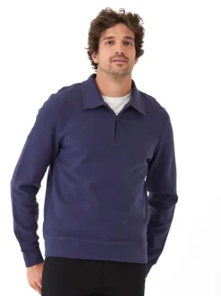 Briggs Knit Jacquard 1/4 Zip Pullover