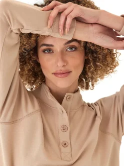 Candace Modal Terry Raglan Pullover