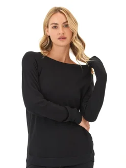 Cannon Feather Fleece Tulip Hem Tunic Sweatshirt