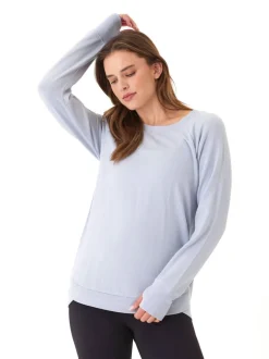 Cannon Feather Fleece Tulip Hem Tunic Sweatshirt