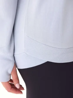 Cannon Feather Fleece Tulip Hem Tunic Sweatshirt