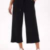 Carrie Feather Fleece Wide Leg Crop Pant 22"