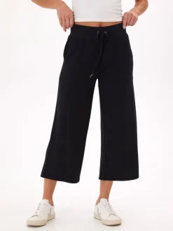 Carrie Feather Fleece Wide Leg Crop Pant 22