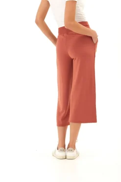 Carrie Feather Fleece Wide Leg Crop Pant 22
