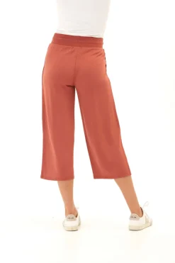 Carrie Feather Fleece Wide Leg Crop Pant 22
