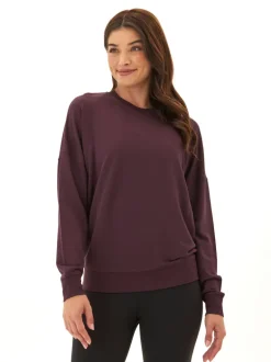 Cathy Boyfriend Feather Fleece Pullover