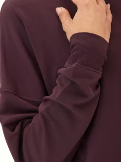 Cathy Boyfriend Feather Fleece Pullover