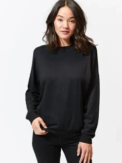 Cathy Boyfriend Feather Fleece Pullover