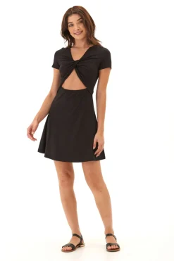 Claudia Luxe Jersey 2-Way Twist Dress