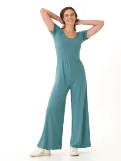 Cori Luxe Jersey Short Sleeve Jumpsuit
