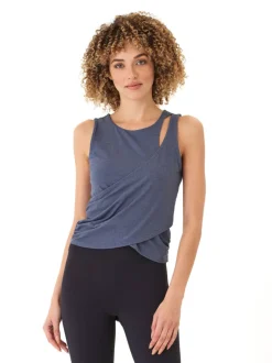 Cynthia Luxe Jersey Wrap Tank
