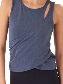 Cynthia Luxe Jersey Wrap Tank