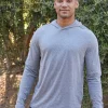 Dane Triblend Long Sleeve T-Shirt Hoodie