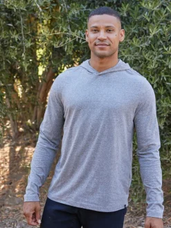 Dane Triblend Long Sleeve T-Shirt Hoodie