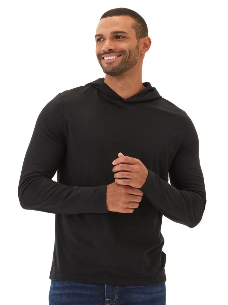 Dane Triblend Long Sleeve T-Shirt Hoodie