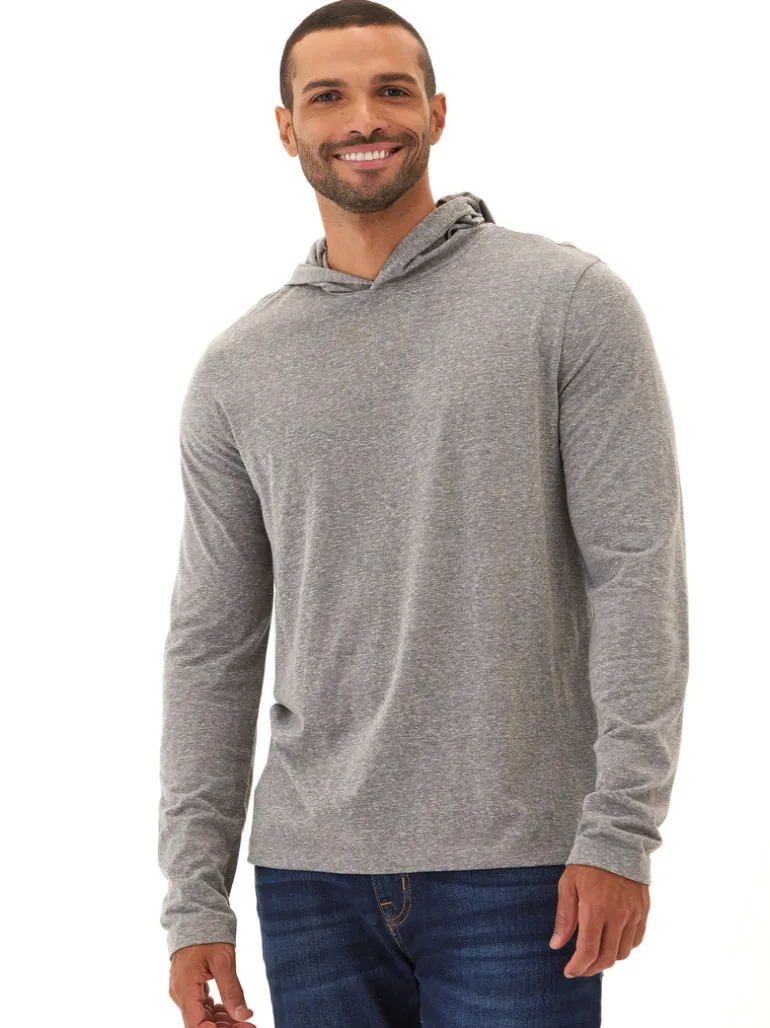 Dane Triblend Long Sleeve T-Shirt Hoodie