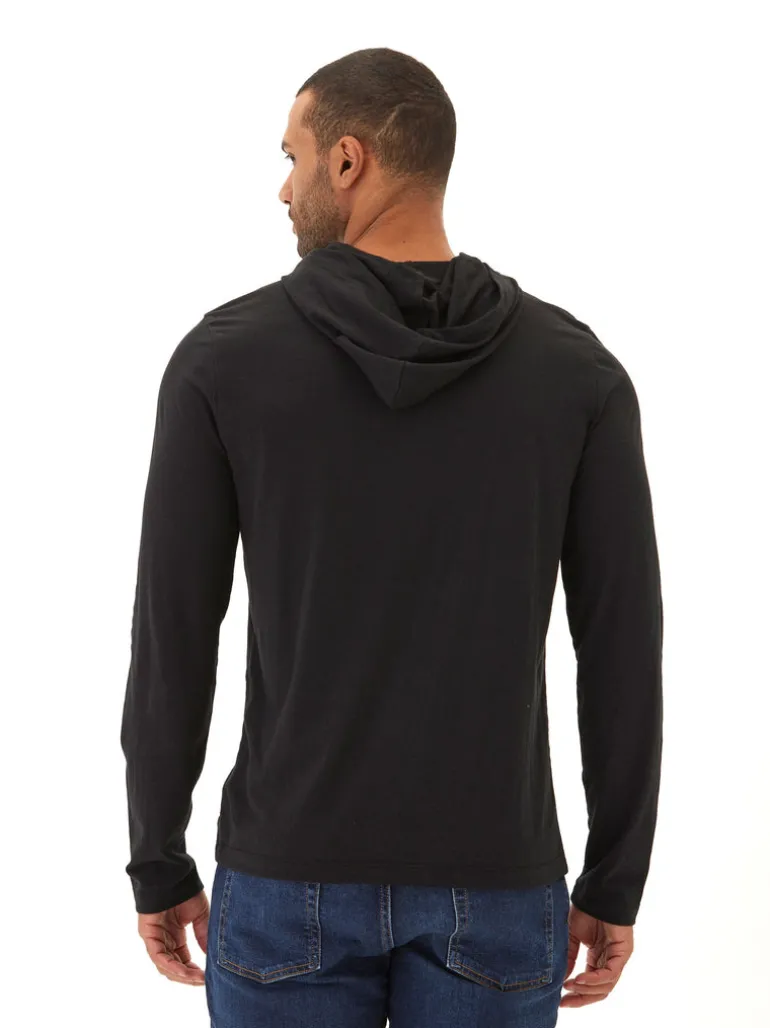 Dane Triblend Long Sleeve T-Shirt Hoodie