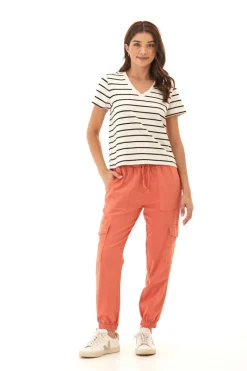 Delilah Stretch Twill Cargo Jogger 27