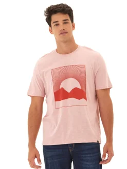 Desert Sunrise Jersey Slub Graphic Tee