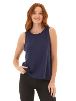 Desirae Tencel Jersey Twist Shoulder Tank