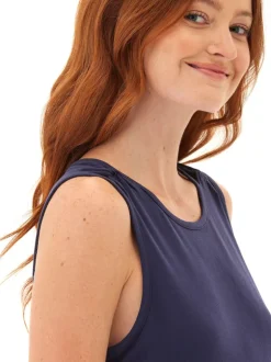 Desirae Tencel Jersey Twist Shoulder Tank