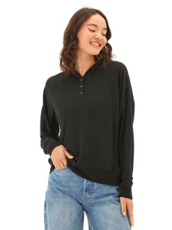 Diyanna Modal Terry Henley Hoodie