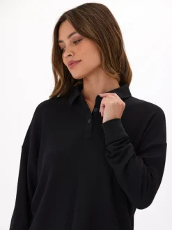 Eleanor Modal Terry Collared Top