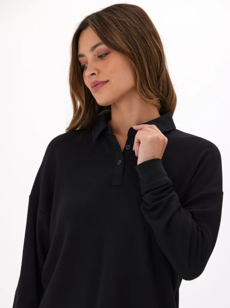 Eleanor Modal Terry Collared Top