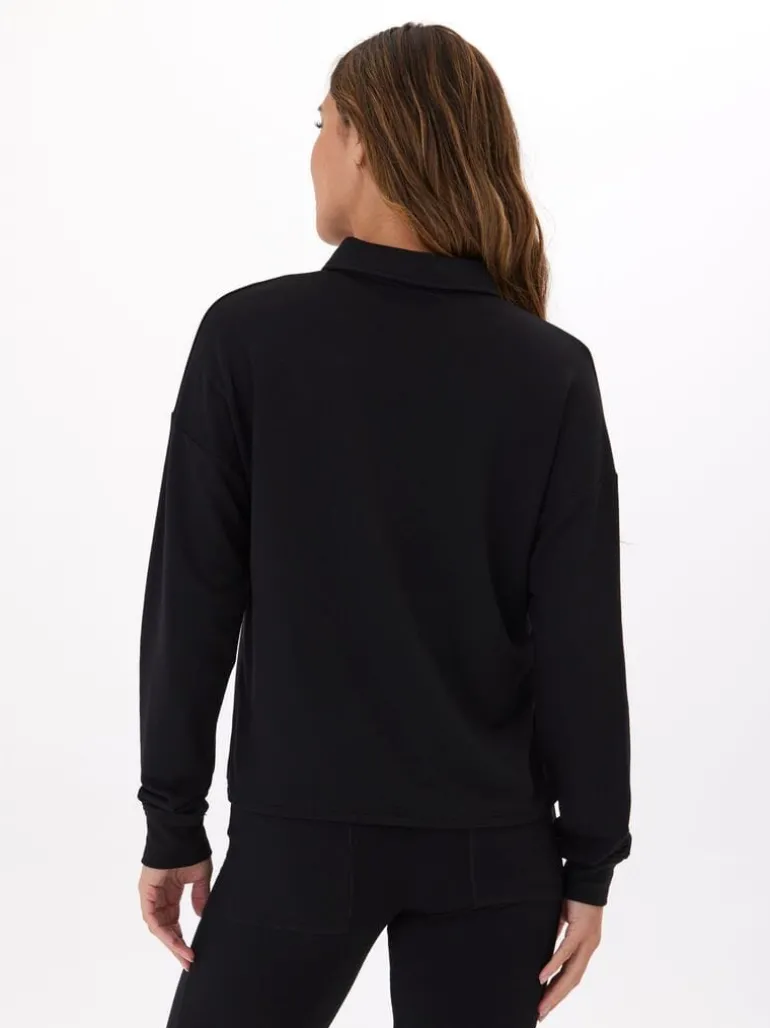Eleanor Modal Terry Collared Top