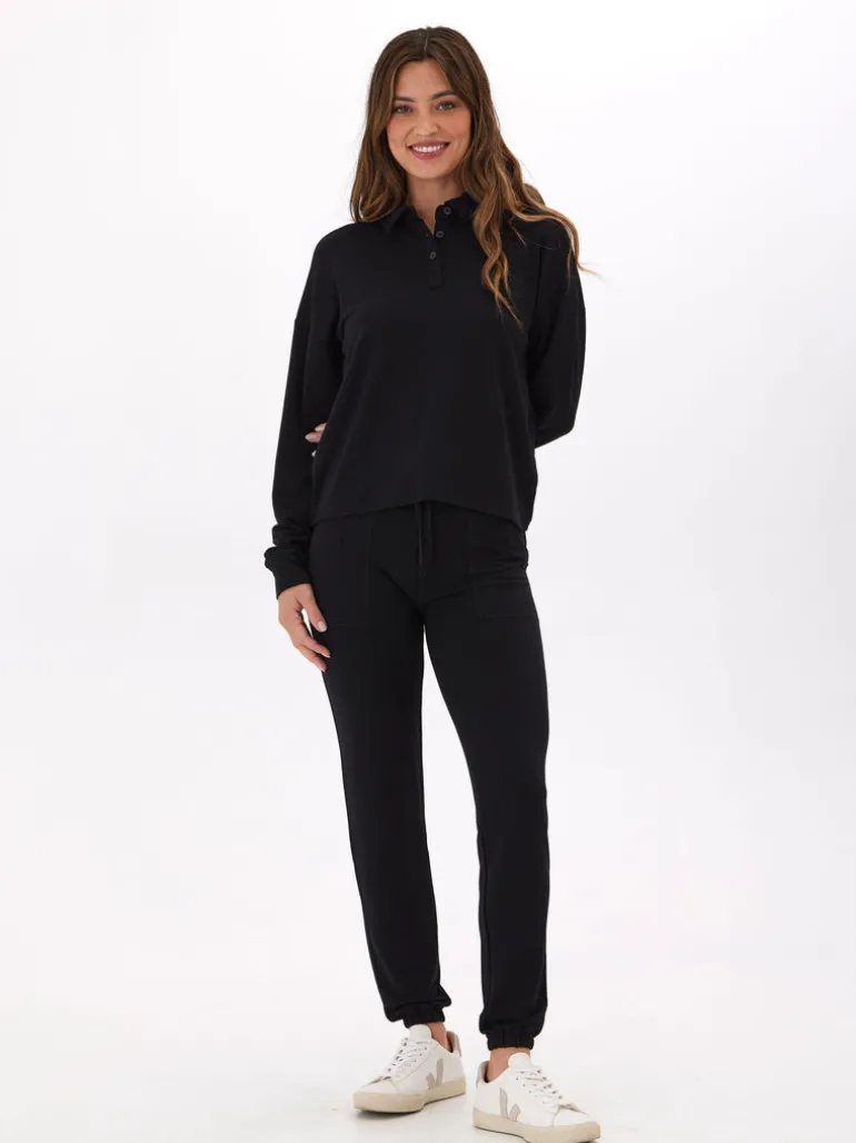 Eleanor Modal Terry Collared Top
