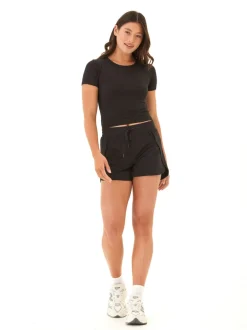Elenora Luxe Jersey Tulip Hem Short