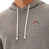 Embroidered Triblend Fleece Hoodie