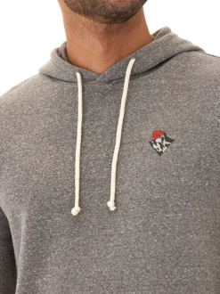 Embroidered Triblend Fleece Hoodie