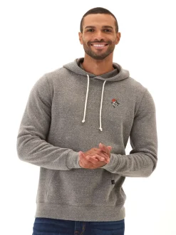 Embroidered Triblend Fleece Hoodie