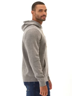 Embroidered Triblend Fleece Hoodie