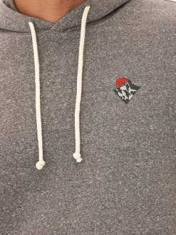 Embroidered Triblend Fleece Hoodie