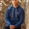 Embroidered Triblend Pullover Hoodie