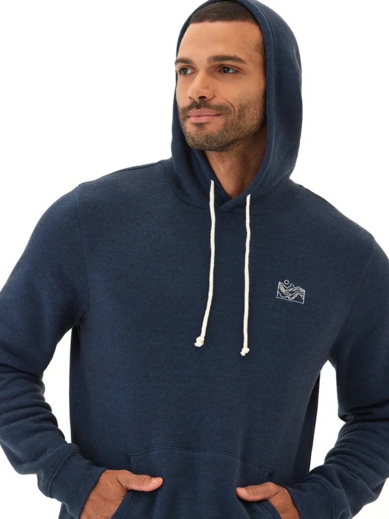 Embroidered Triblend Pullover Hoodie