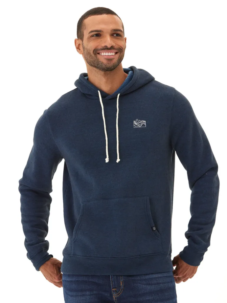 Embroidered Triblend Pullover Hoodie